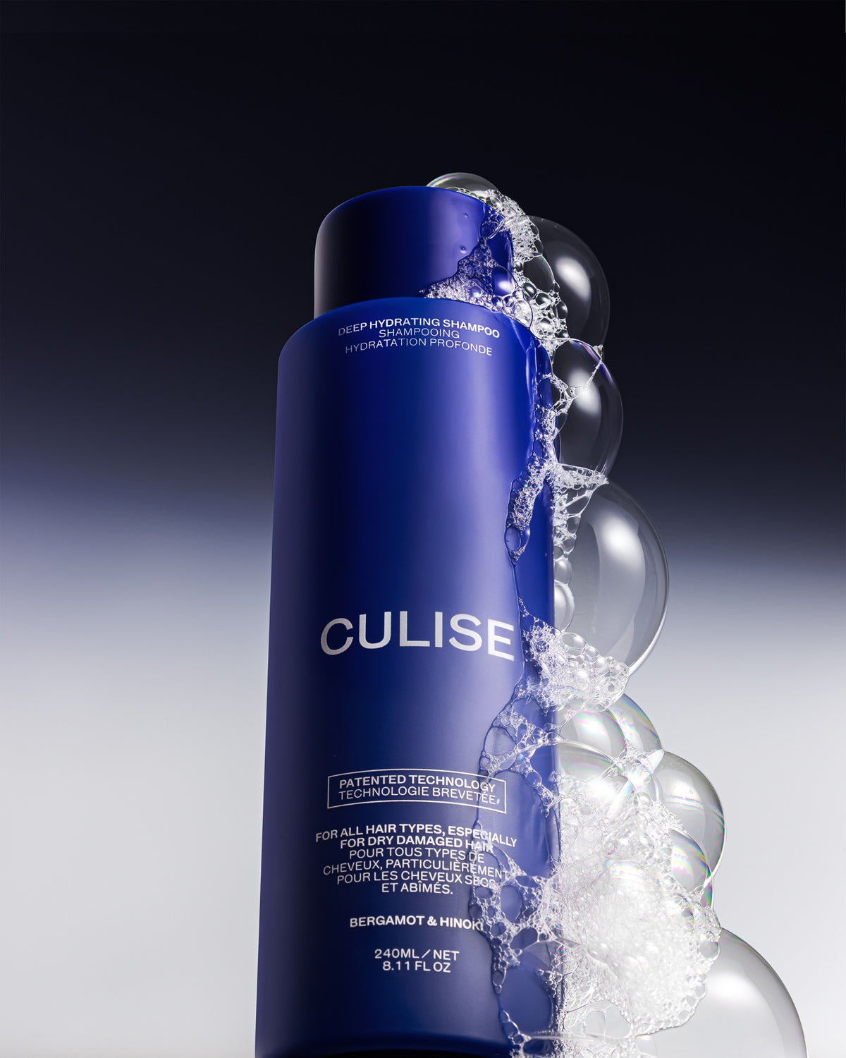 CULISE Deep Hydrating Shampoo with bubbles